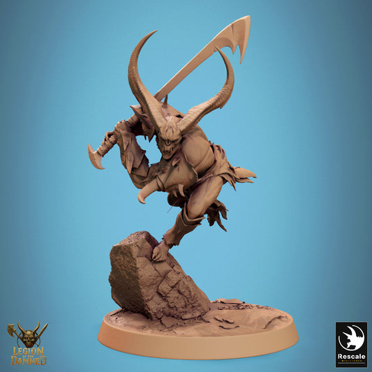 Horned Undead Demon Berserker - Blade - Jump A
