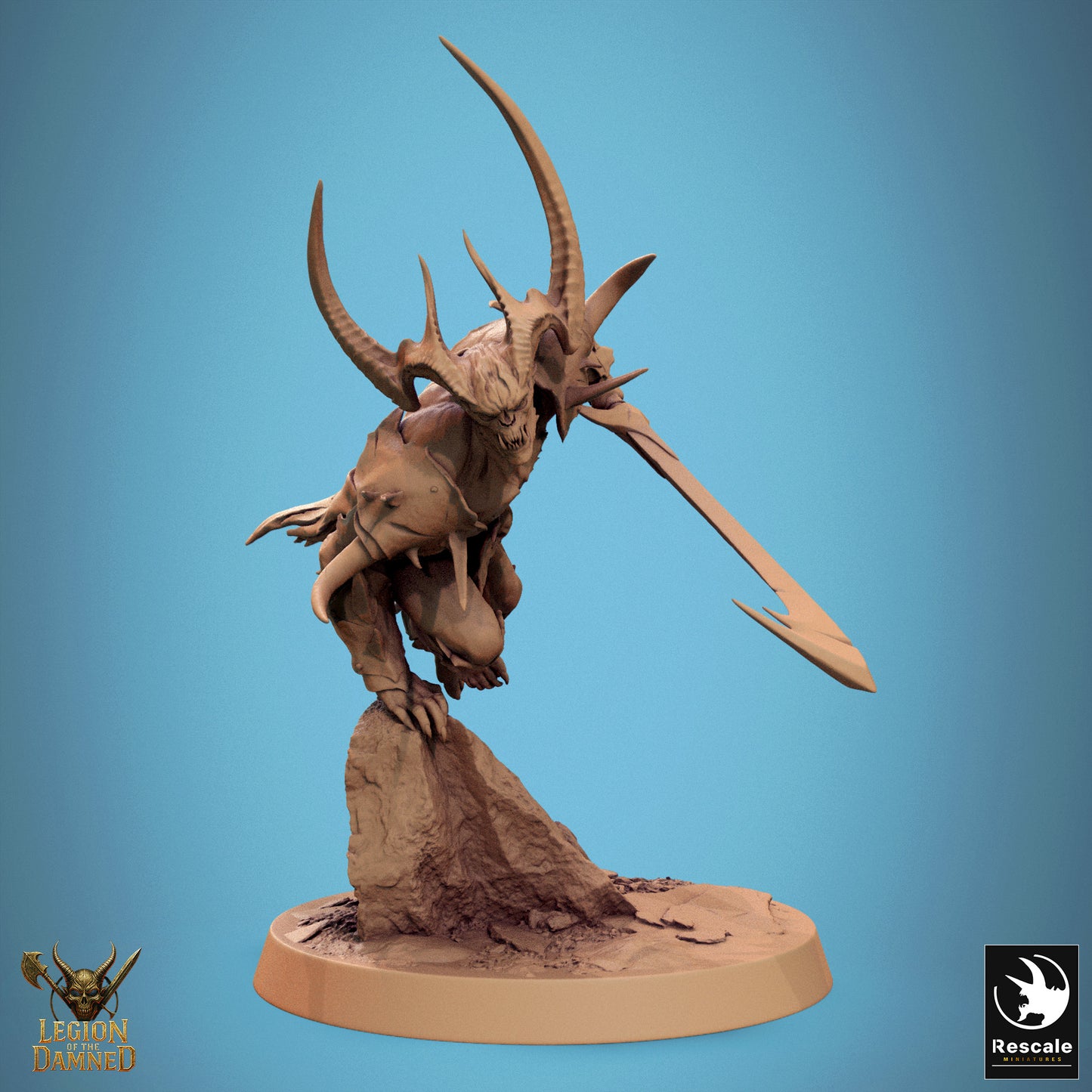 Horned Undead Demon Berserker - Blade - Jump b