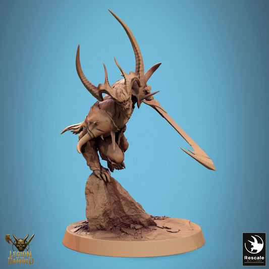 Horned Undead Demon Berserker - Blade - Jump b