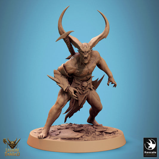 Horned Undead Demon Berserker - Blade - Stance A