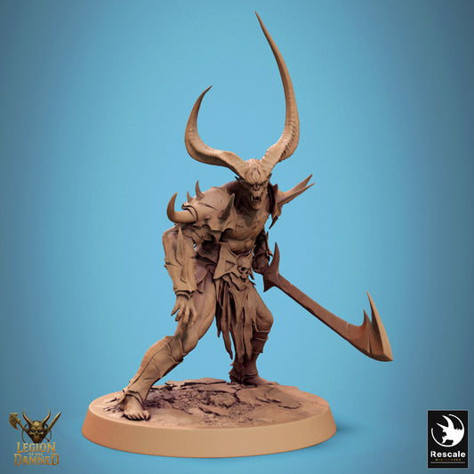Horned Undead Demon Berserker - Blade - Stance C