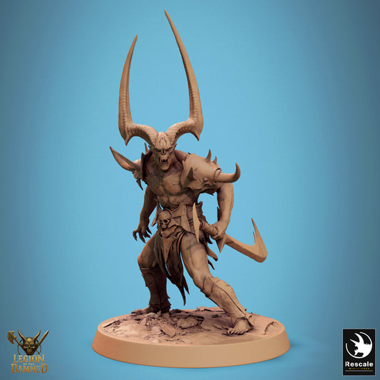 Horned Undead Demon Berserker - Blade - Stance D