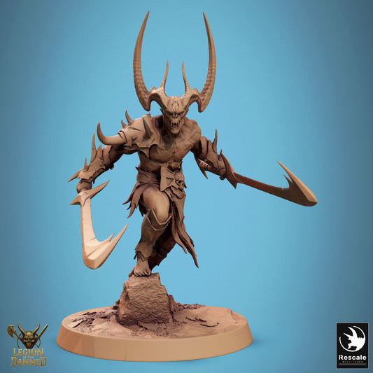 Horned Undead Demon Berserker - Blade - Stance E