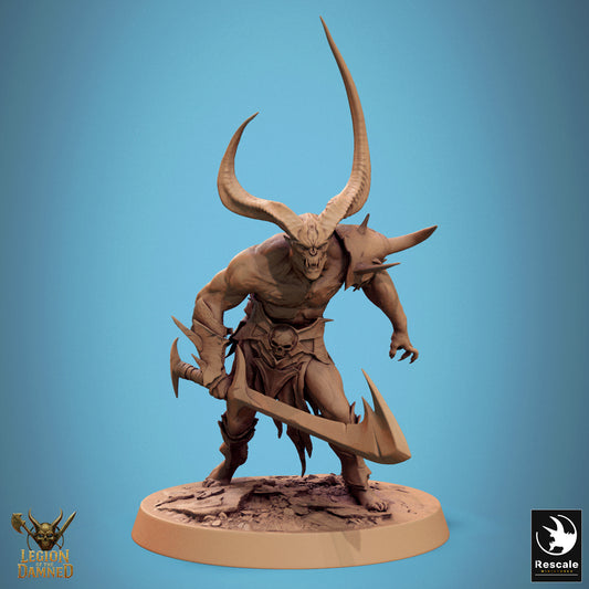 Horned Undead Demon Berserker - Blade - Walk A