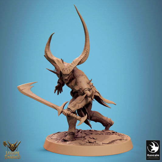 Horned Undead Demon Berserker - Blade - Walk B