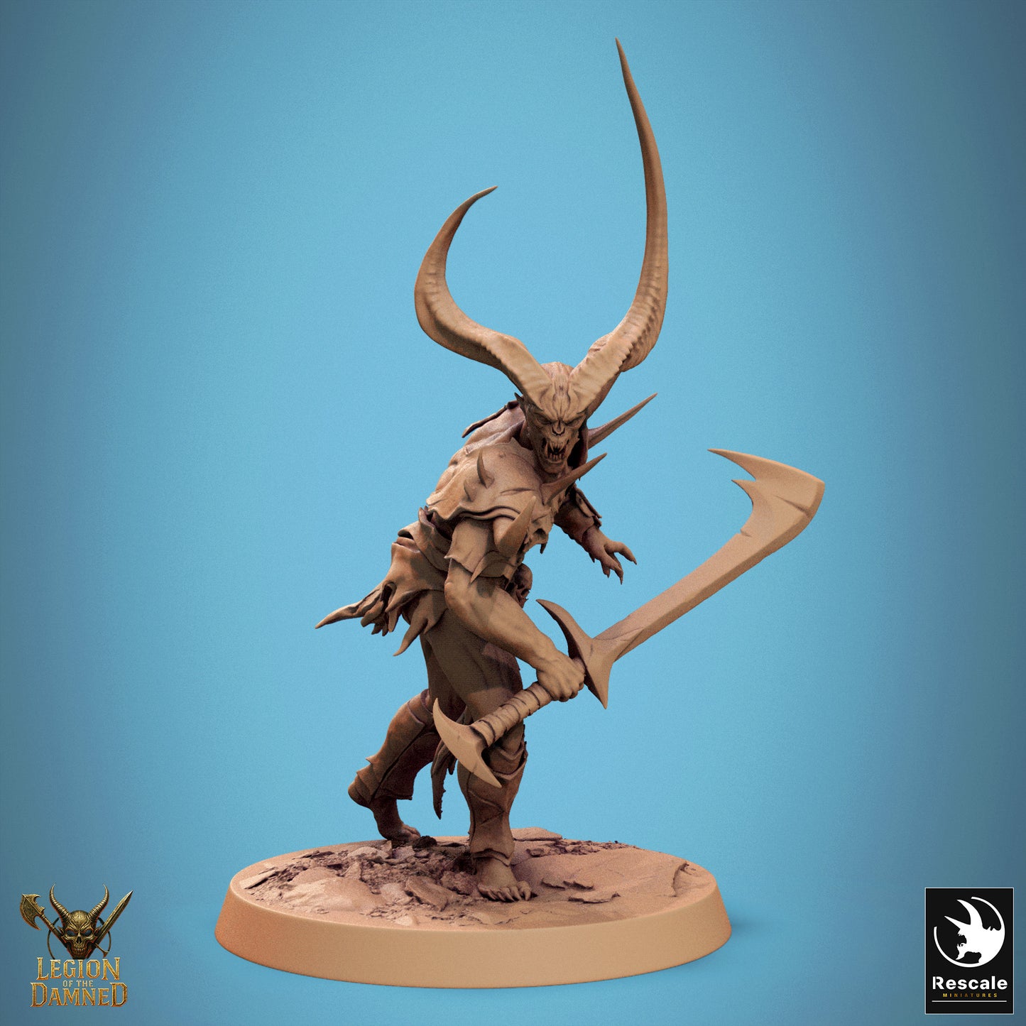 Horned Undead Demon Berserker - Blade - Walk C