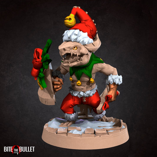 Festive Warrior - Pathfinder Kobold CHRISTMAS