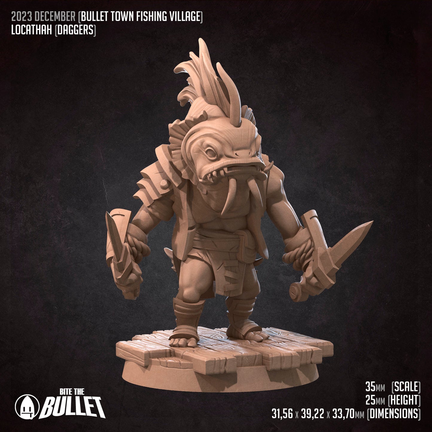 Dagger-Wielding Locathah Bandit