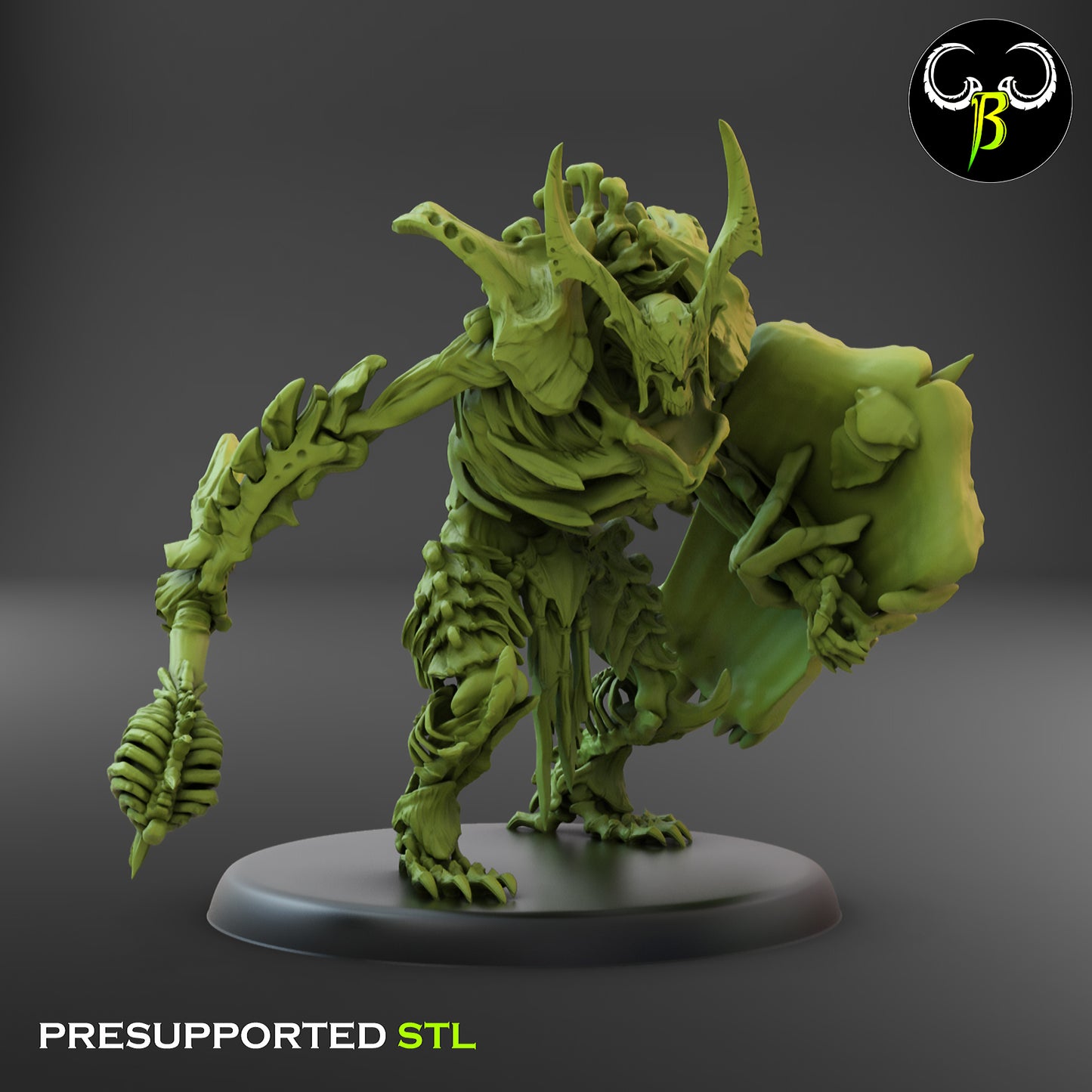 CB Marrow Knights - Marrow Construct - Bone Golem - Shield 3
