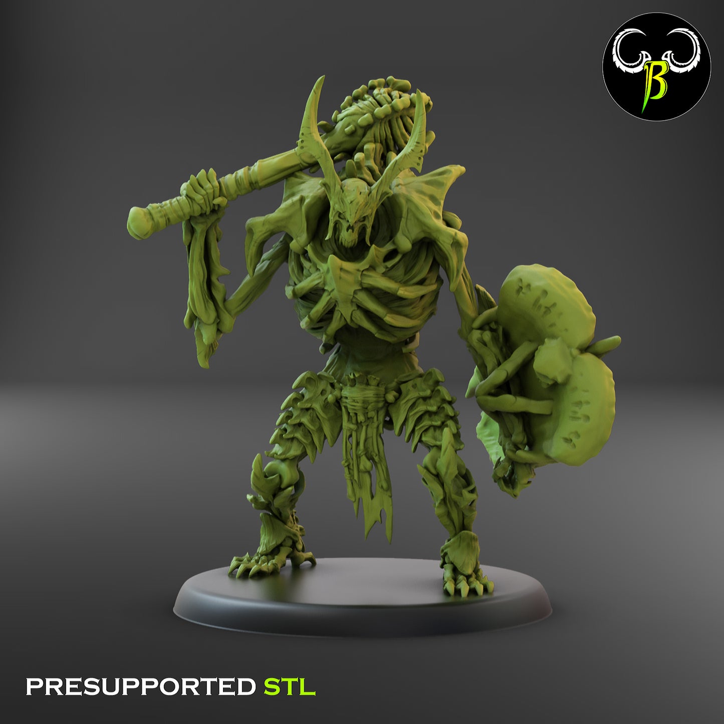CB Marrow Knights - Marrow Construct - Bone Golem - Shield 6