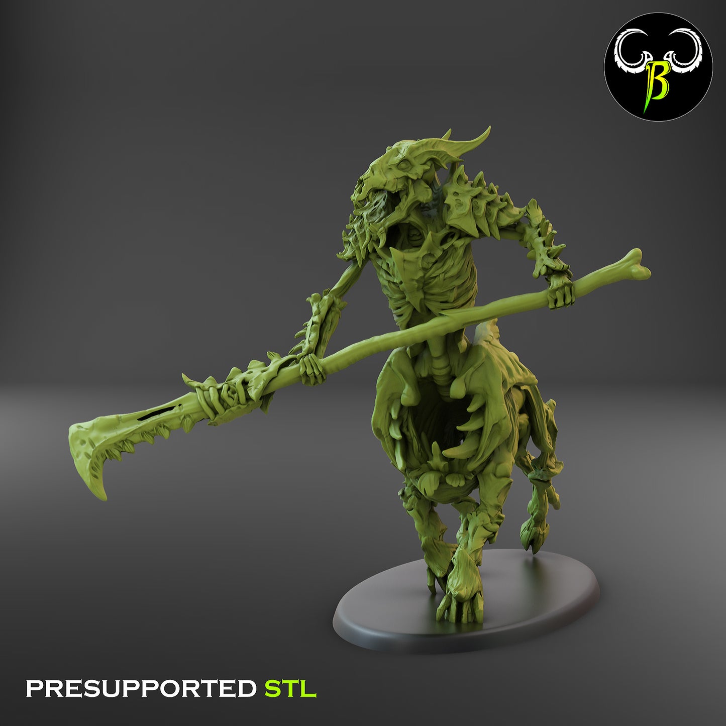 CB Marrow Knights - Undead Centaur Skeleton - Lance - Attack 1