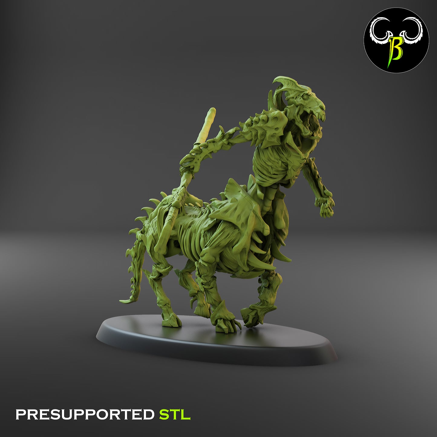 CB Marrow Knights - Undead Centaur Skeleton - Lance - war cry 4