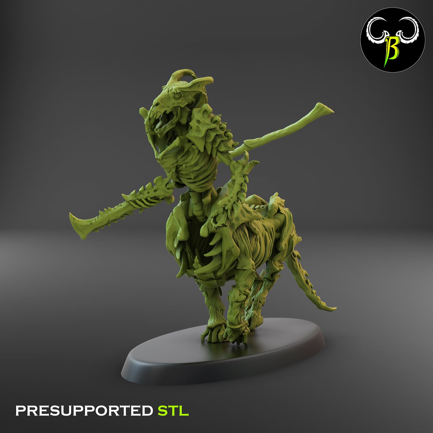 CB Marrow Knights - Undead Centaur Skeleton - Lance - war cry 4