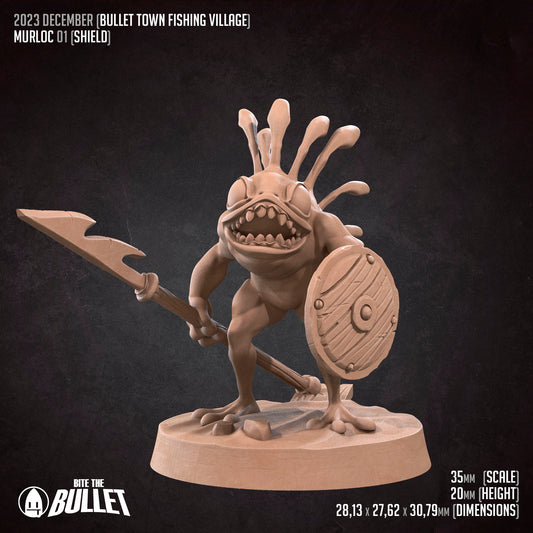 Murloc with Spear & Shield
