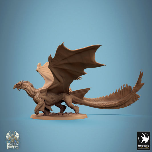 Copper Dragon Walking