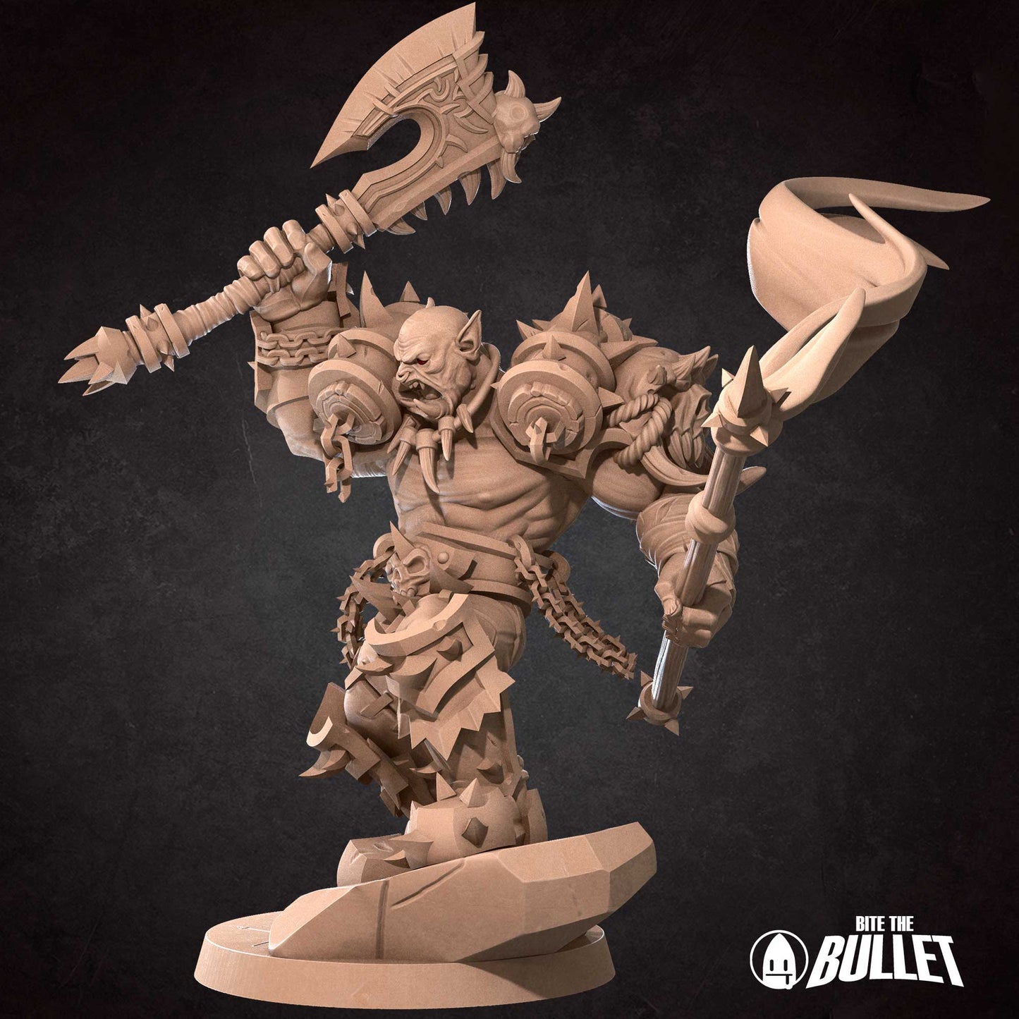 Flag Bearer Orc Barbarian