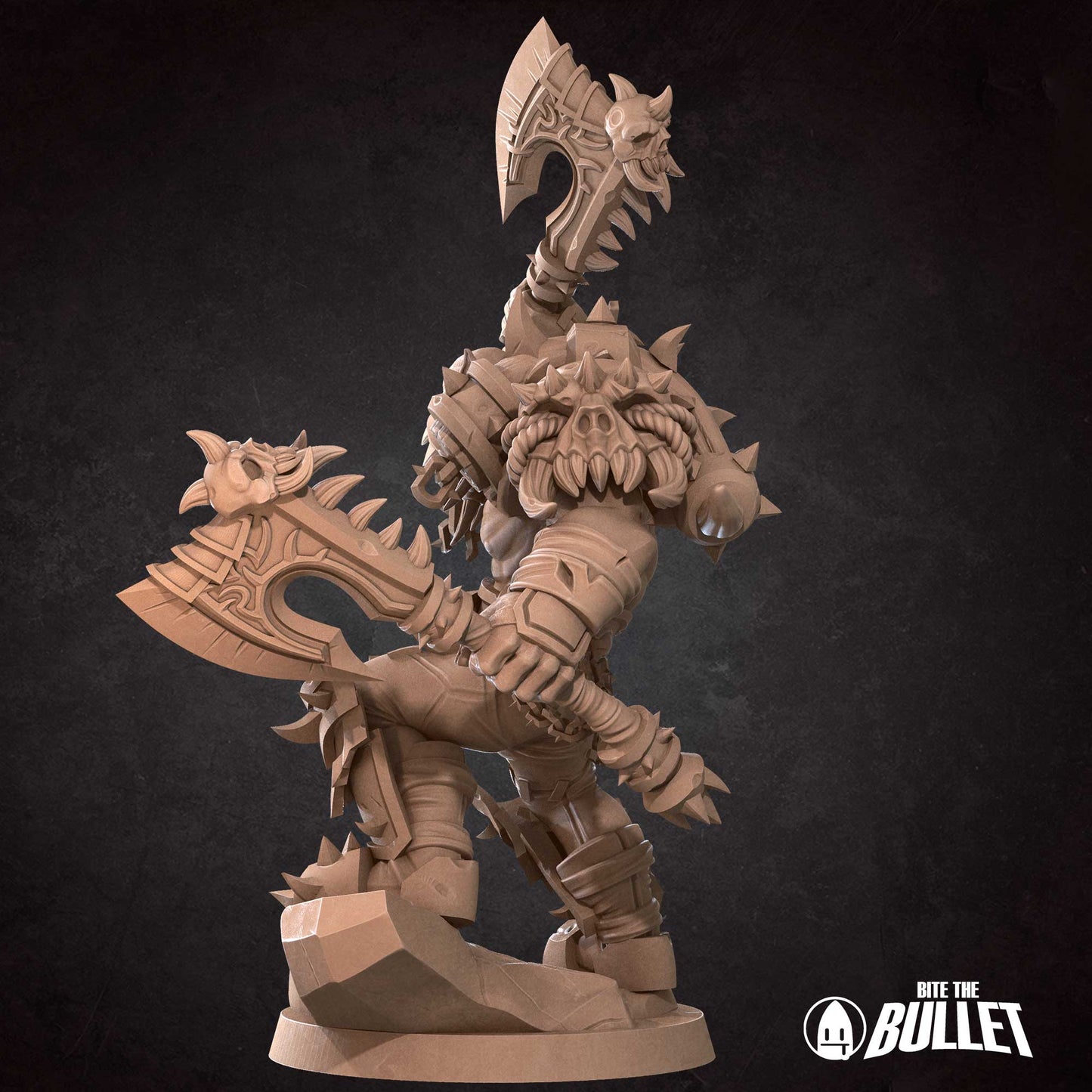 Axe Dual Wielding Barbarian