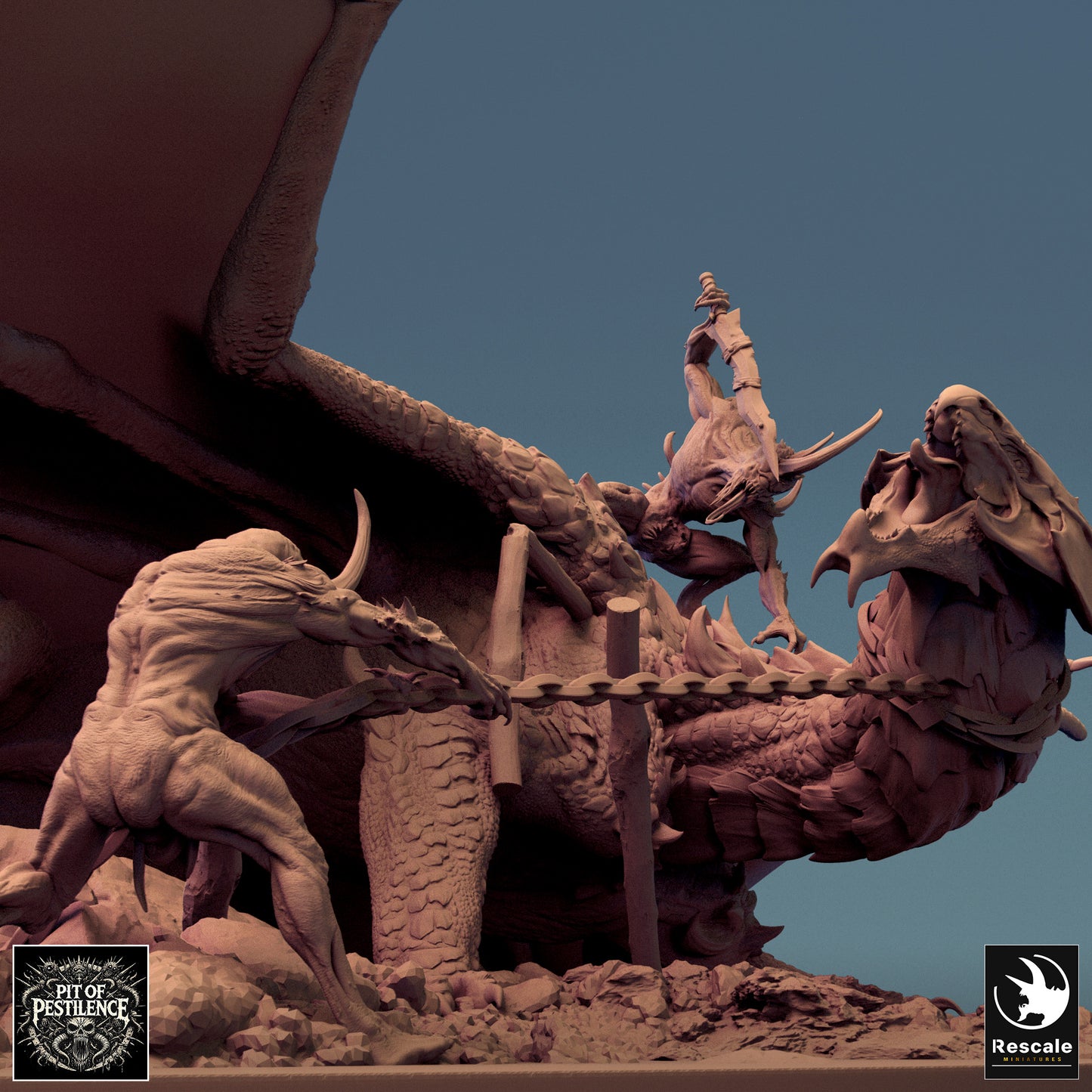 Brass Dragon - Pestilence - Diorama