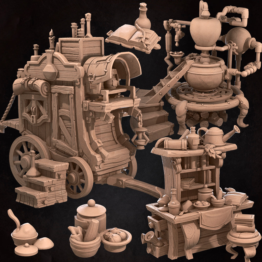 Terrain: Alchemy Workshop, Supplies, & Kenku Alchemist