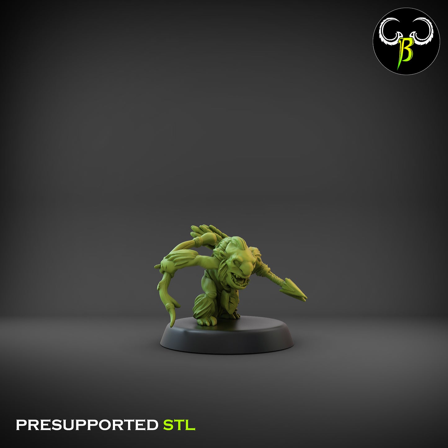 CB - Rune Trog Bowman 1 - Ogre Tribe