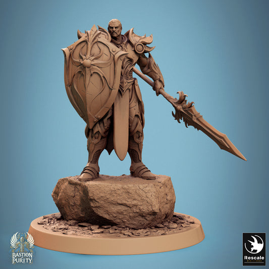 Sentinel of Aetherium - Commander - Spear and Shield - No Helmet