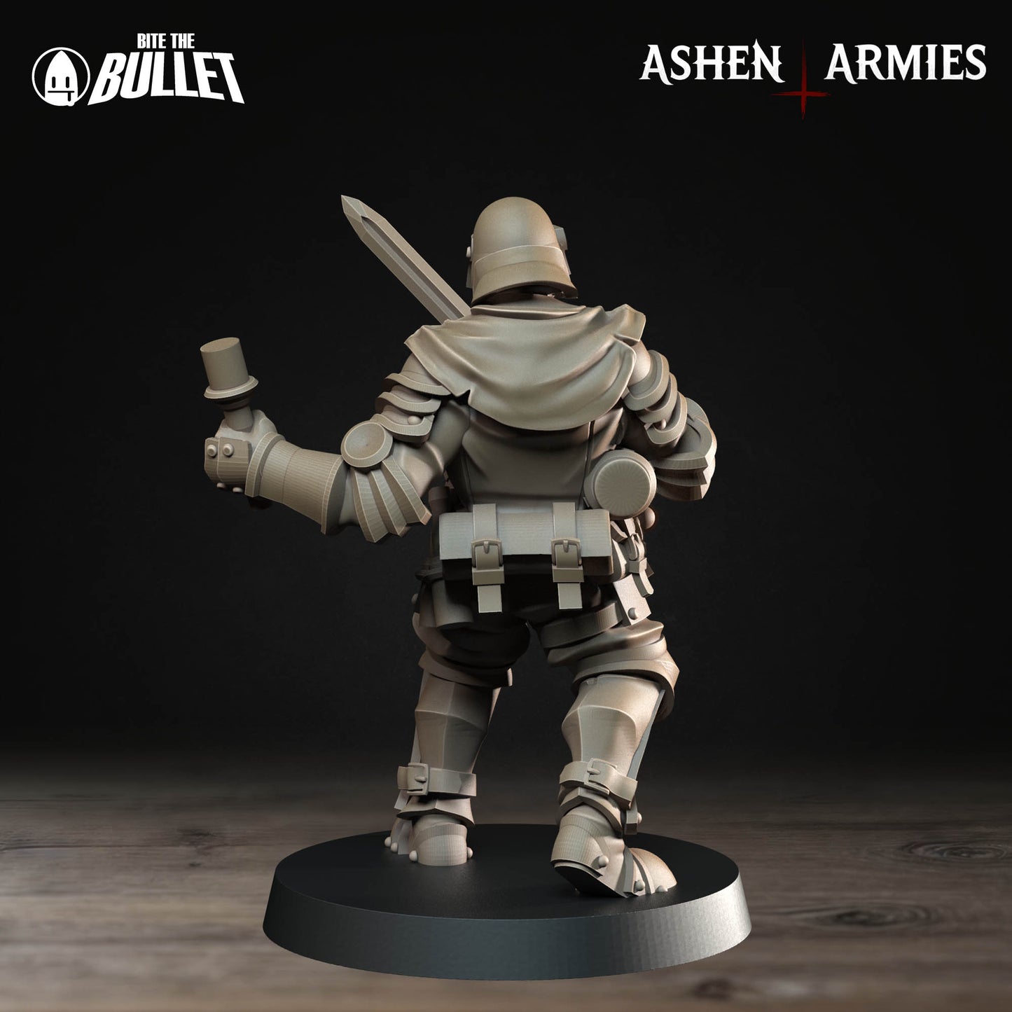Ashen Armies: Sanctified Legion - Shocktrooper 1 - Grenade (or Flashlight) Man