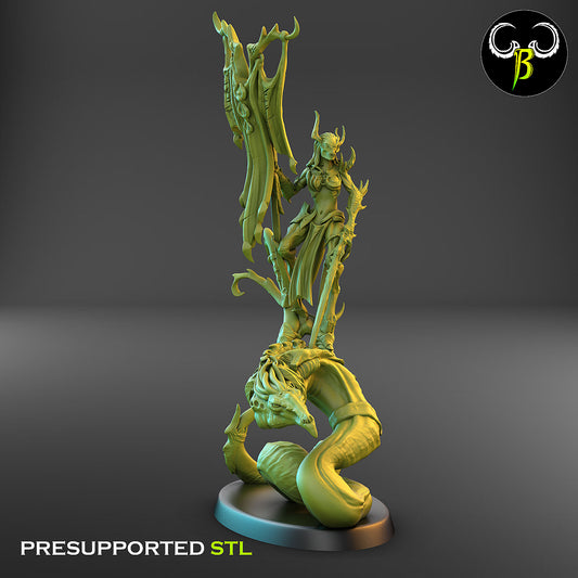 Female Soul Reaver - Mounted - Banner