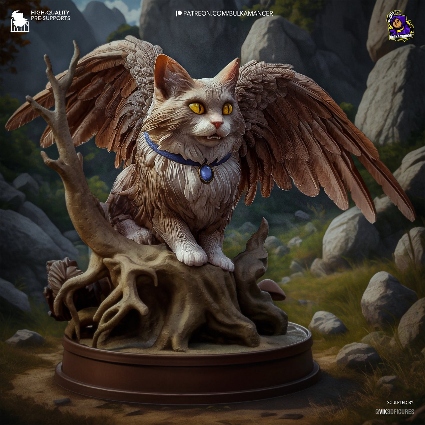 Baldur's Gate 3 - Winged Cat Tara
