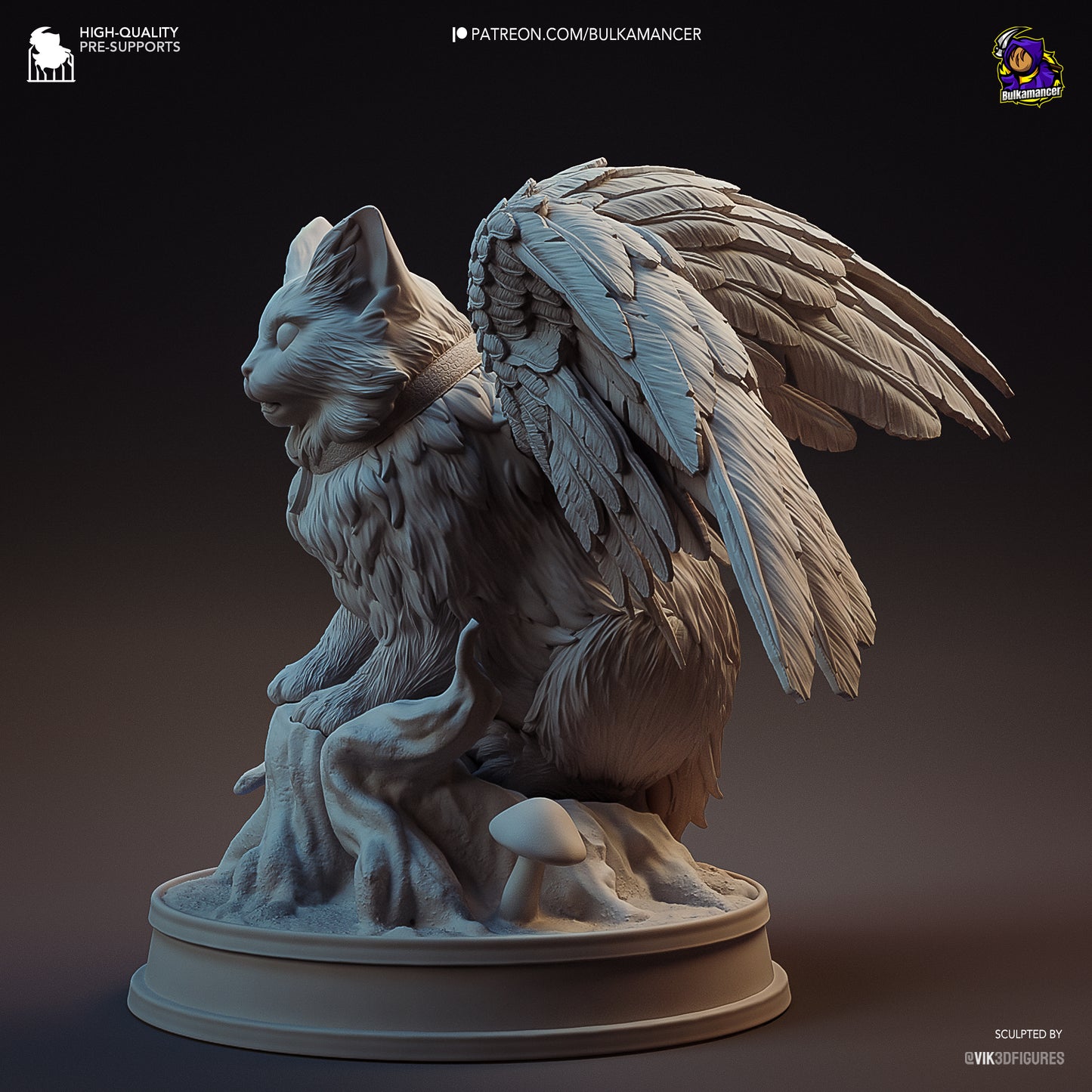 Baldur's Gate 3 - Winged Cat Tara