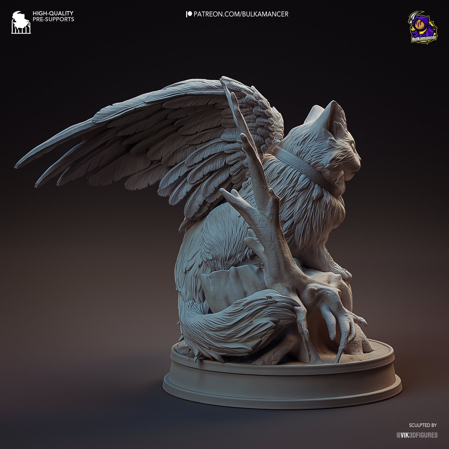 Baldur's Gate 3 - Winged Cat Tara