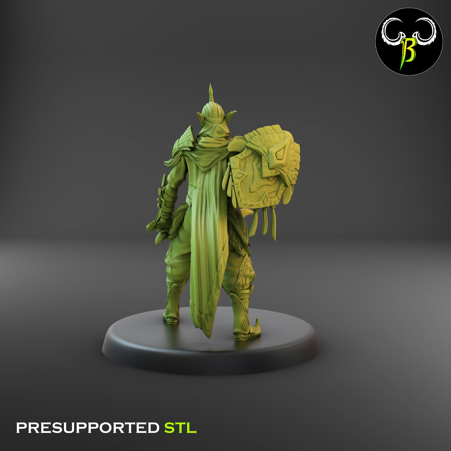 CB Trail Captain - Elite Elven Warrior - Shield