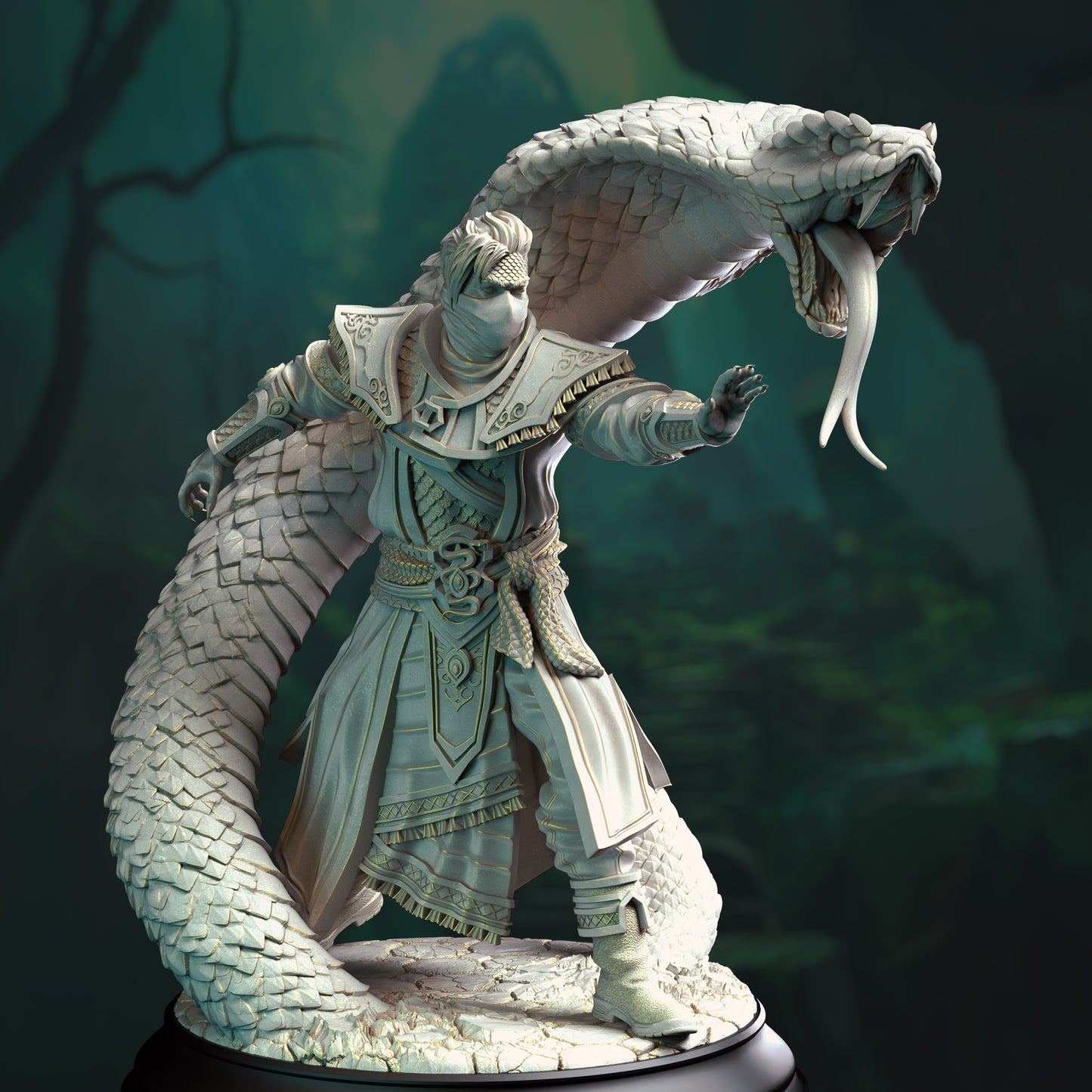 Human sorcerer - Yin Zhu snake summoner