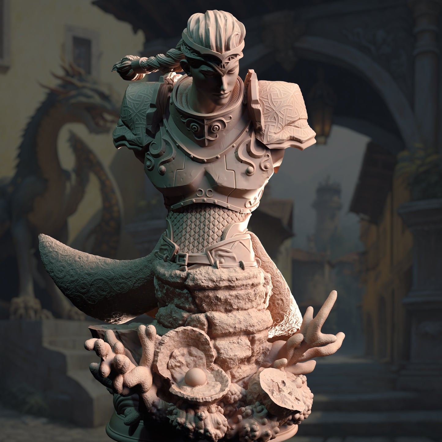 Triton Paladin Bust