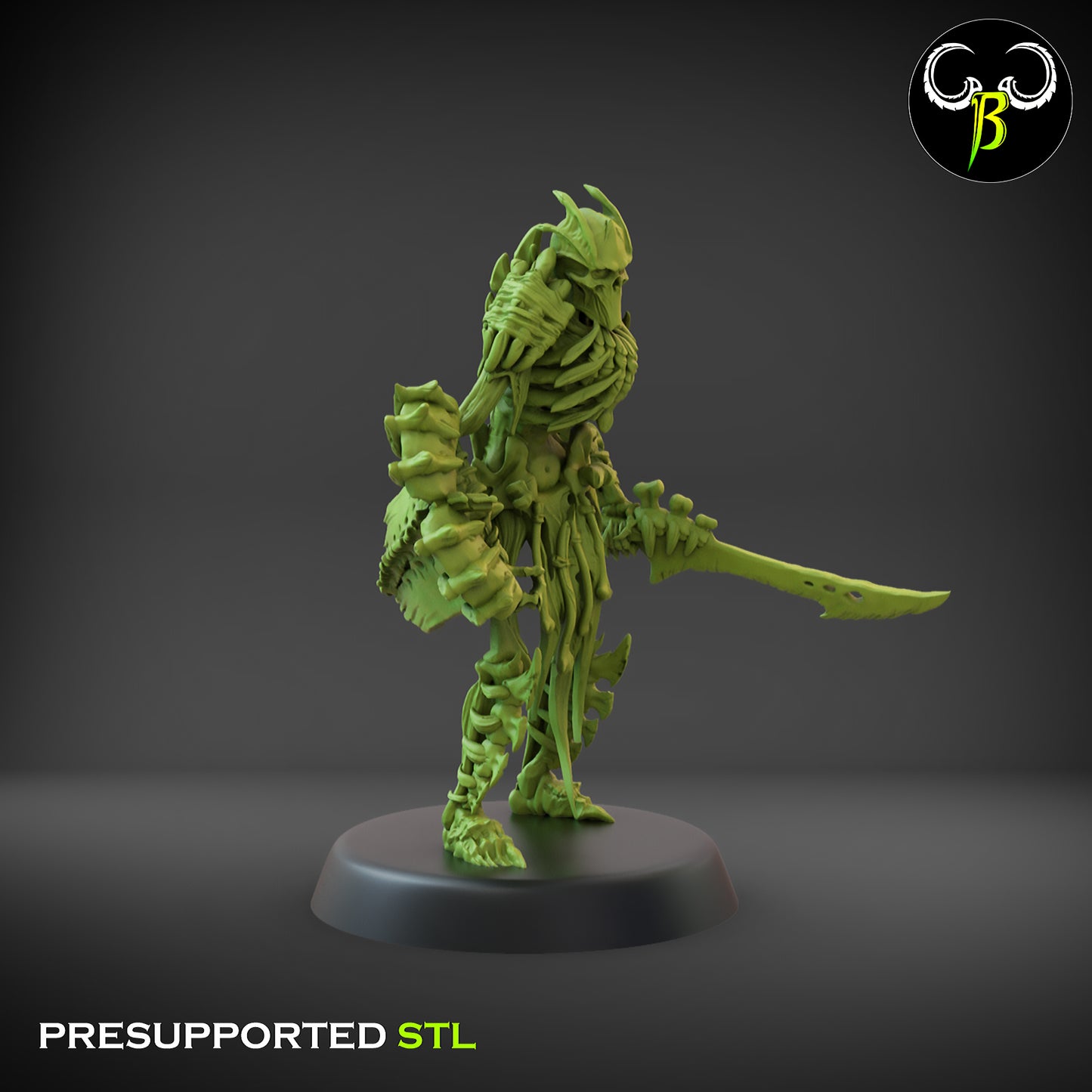 CB Marrow Knights - Boneguard Swordsman with Shield 1