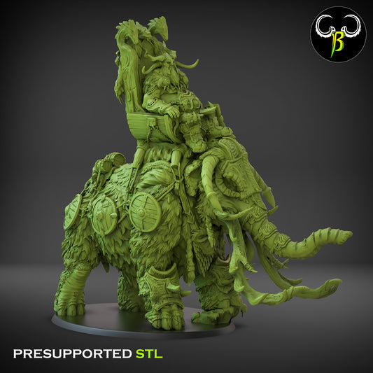 Warmammoth Rider - Jarlord - Giant Lords