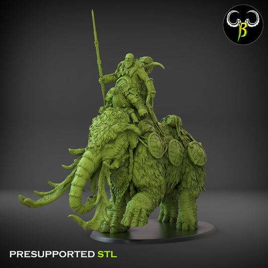 Warmammoth Rider - Giant Lords