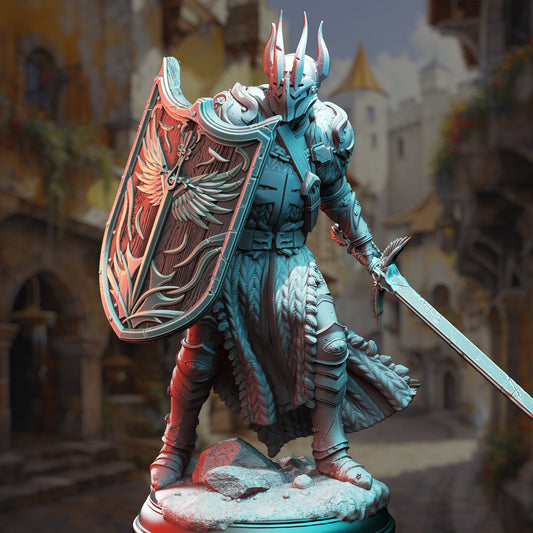 Human Male Paladin - Knight - Crusader - Templar - Caedes