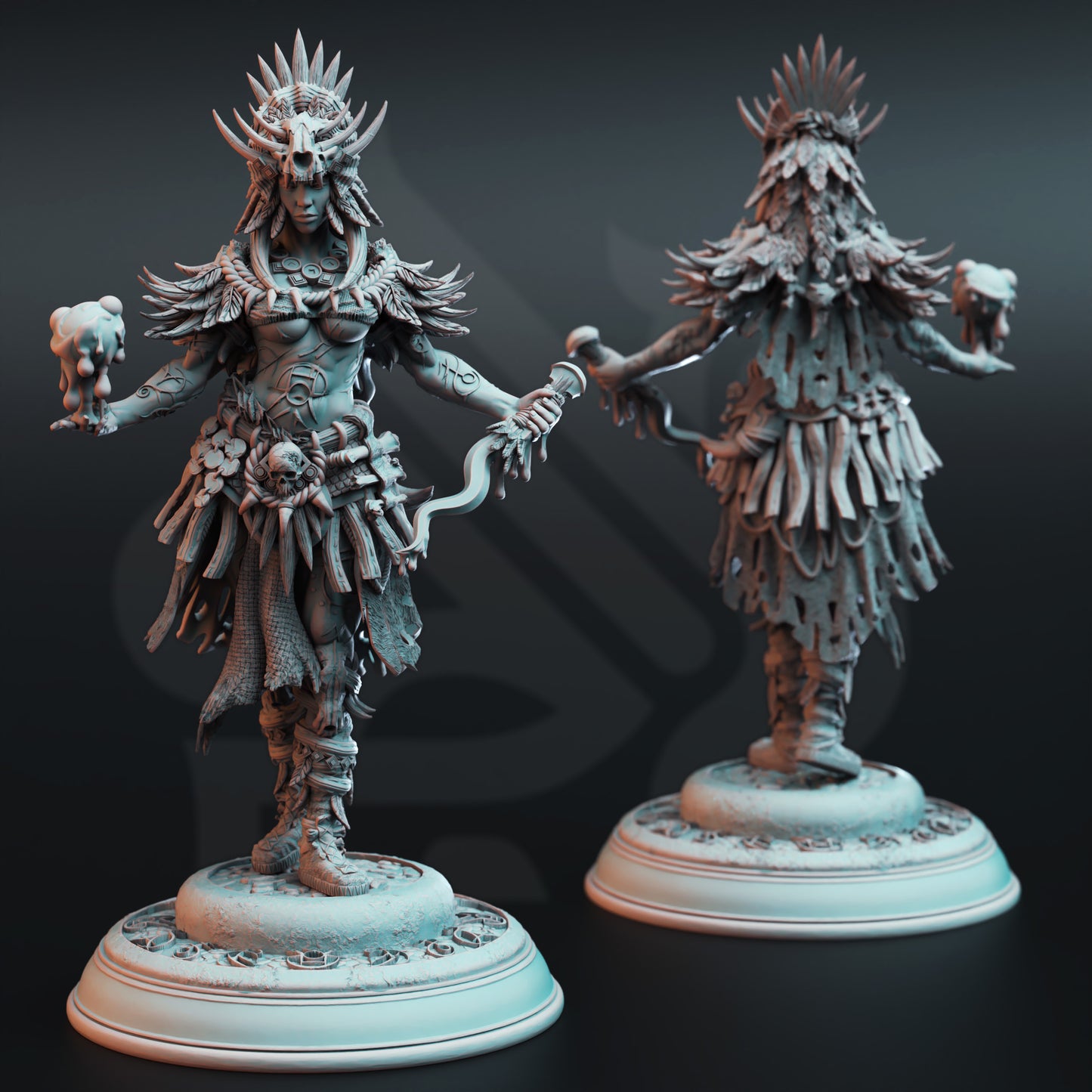 Female goliath shaman - Driga