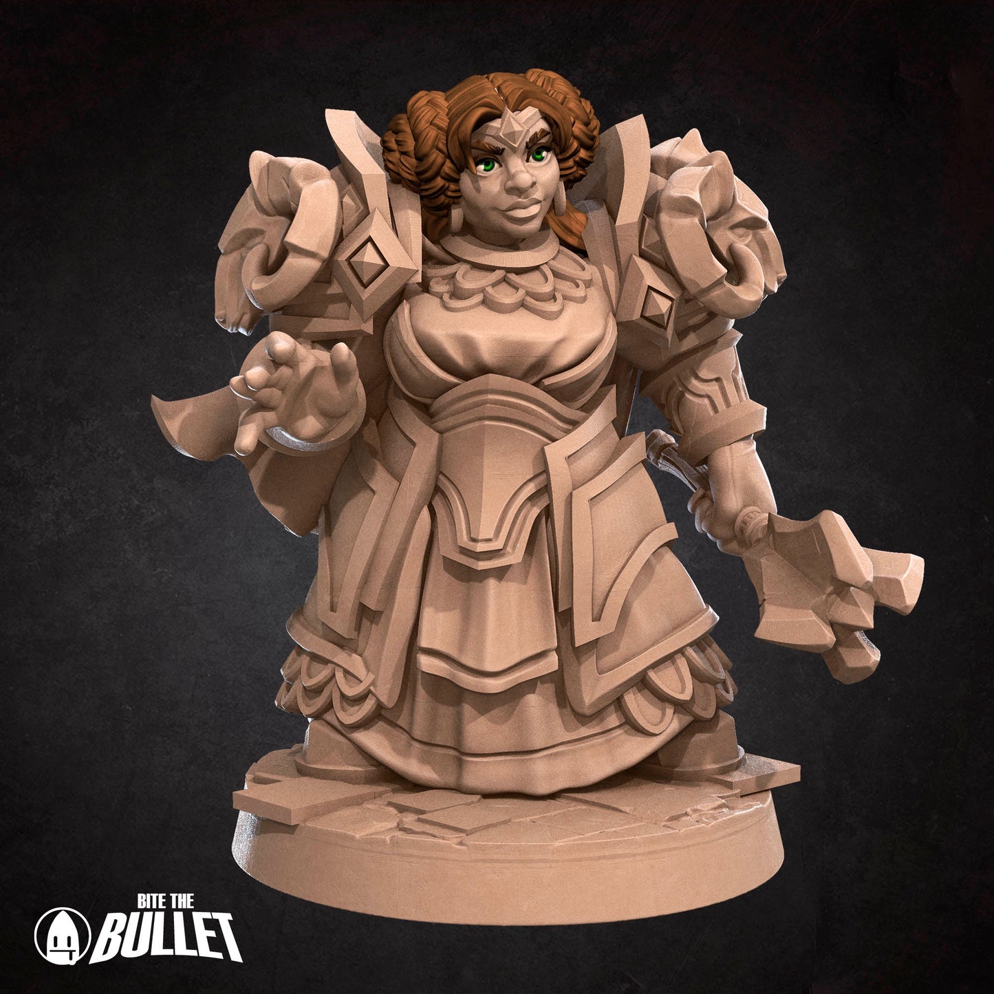 Dwarven Female priestess