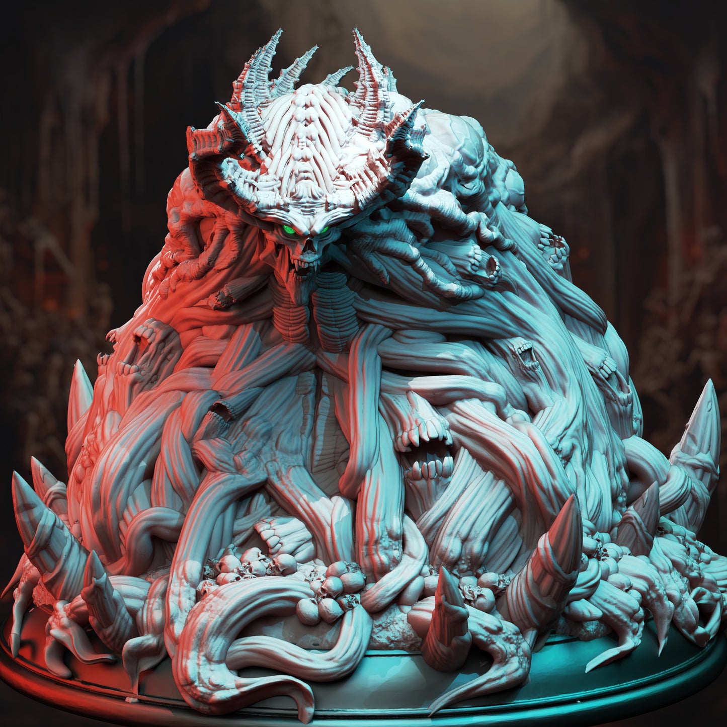 Edramundis the great deciever - undead demon golem mound