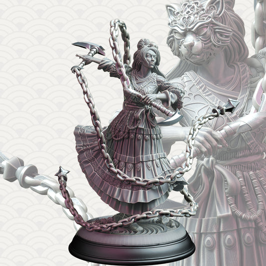 Human Female Ninja - Kusari-gama - Sickle - Izumi - Akaneko