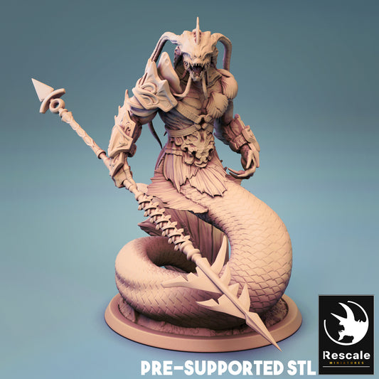 Triton - Spear - Merfolk warrior