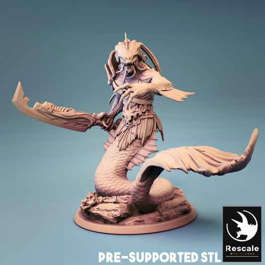 Triton - Merfolk warrior - Sword