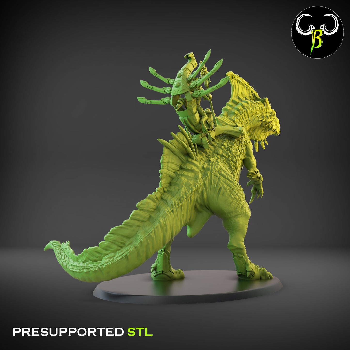 CB Nebuladon - Lizardman Mage - Dinosaur Mount