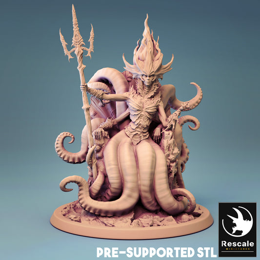 Octopus Merefolk warrior - Queen