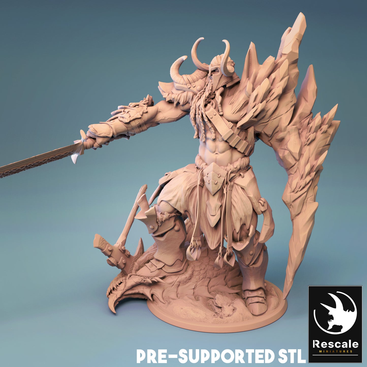 Storm Giant Barbarian - Warrior - Stance - Jotun