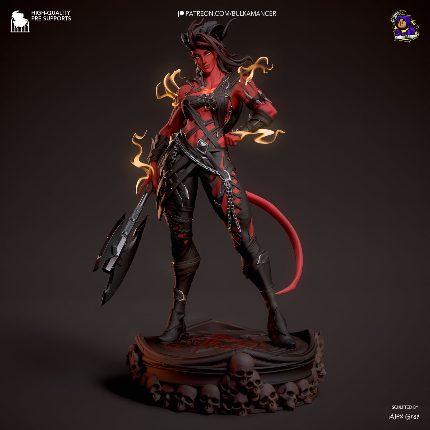 Baldur's Gate 3 - Karlach, Stylized V1
