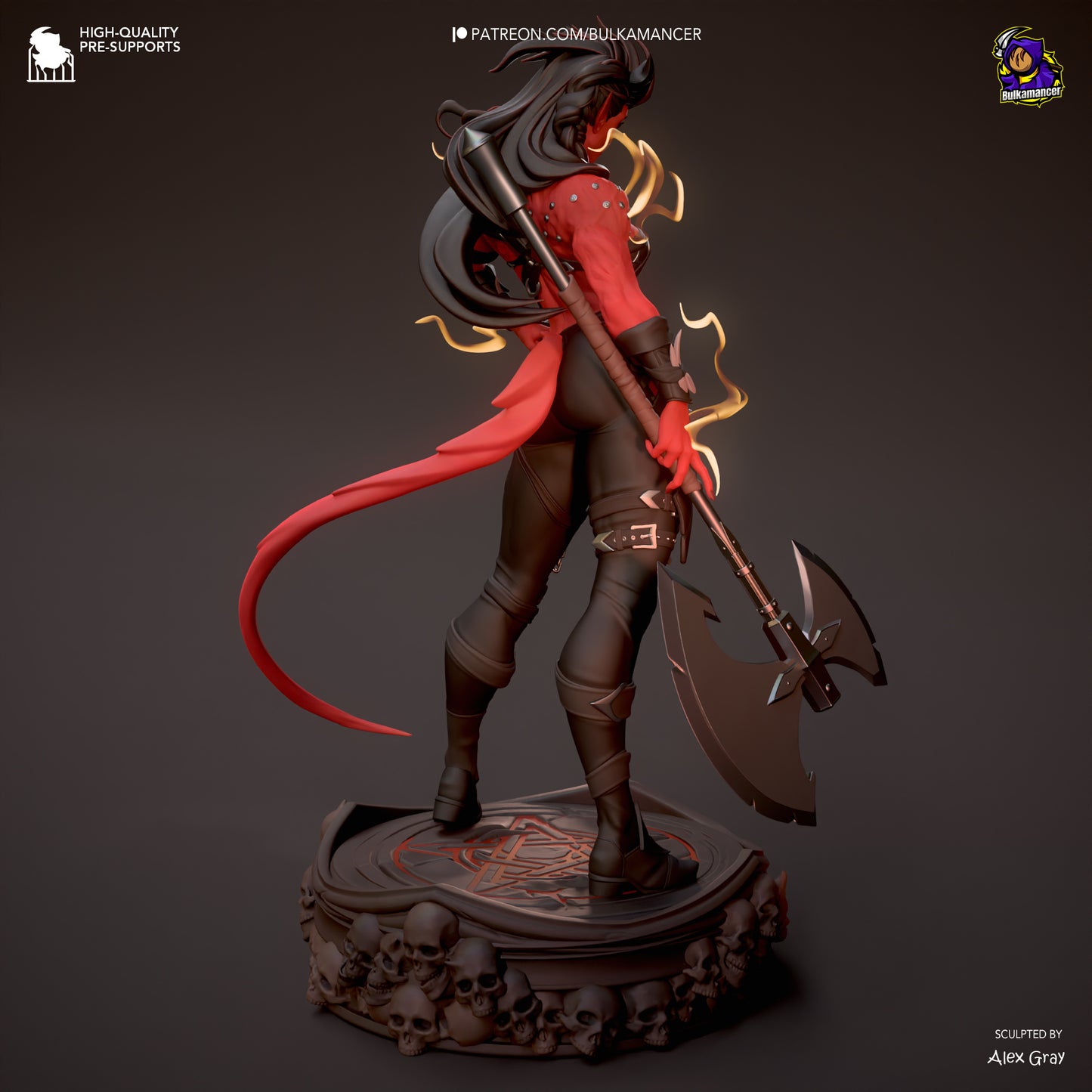 Baldur's Gate 3 - Karlach, Stylized V1