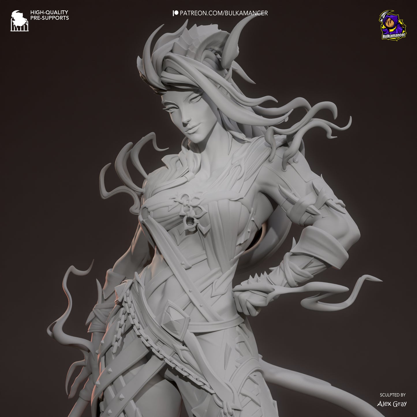 Baldur's Gate 3 - Karlach, Stylized V1
