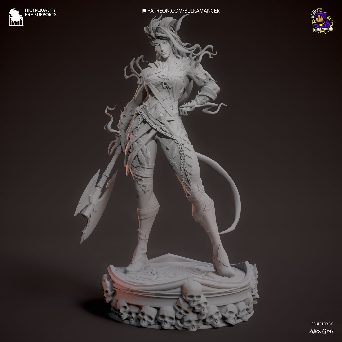 Baldur's Gate 3 - Karlach, Stylized V1